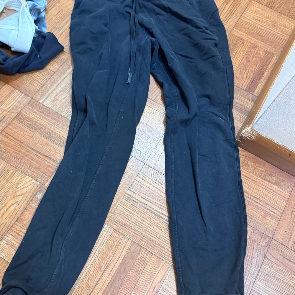 Lululemon Athletica Black Track Pants Joggers